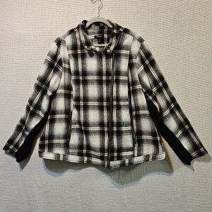 Renuar Black & White Plaid Women’s Jacket